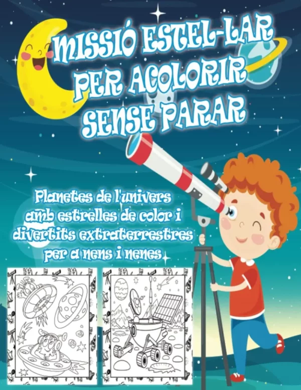 llibre per acolorir nens cosmos